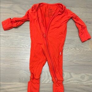 Little Sleepies Vibrant Red Footie